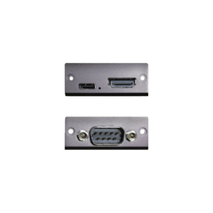 Imagen que muestra los puertos de expansión KVM y RS-232 de GPD Pocket 3