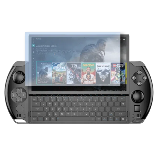 Attēls, kurā redzams GPD WIN 4 ekrāna aizsargs