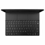 Image showing the GPD WIN Max 2 PC Gaming Ultrabook from the top, opened showing Keyboard and Controller covers