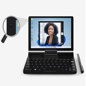 GPD Pocket 3 minilaptop met een 1080P ultradunne camera, die high-definition videokwaliteit biedt voor heldere en scherpe videogesprekken