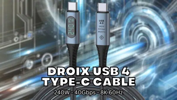 dmB9lLBmmIM-HD DroiX USB Cable 4.0 Video Review Thumbnail