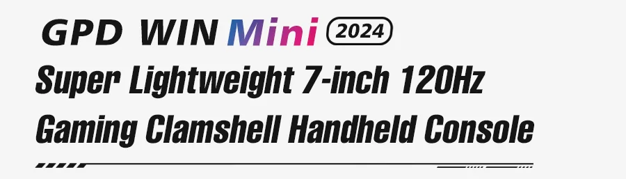 GPD Win Mini 2024 wyposażony jest w 7-calowy wyświetlacz 120 Hz, oferujący płynną i responsywną grafikę, która zapewnia wciągające wrażenia z gry.