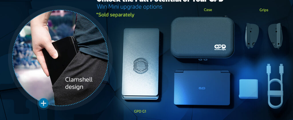 Profesjonalne urządzenia peryferyjne (sprzedawane oddzielnie) dla GPD Win Mini 2024 obejmują etui ochronne, uchwyt, zewnętrzną stację dokującą GPU i rozbudowane interfejsy zewnętrzne z szybkim ładowaniem 65 W PD, zwiększając wszechstronność stacji roboczej do gier lub produktywności.