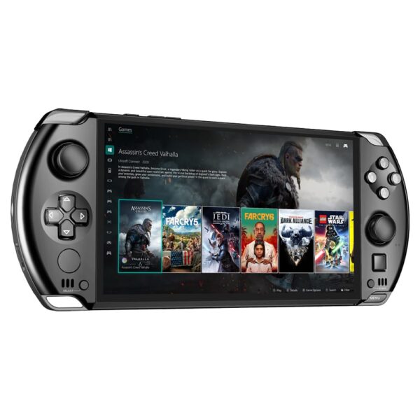 GPD Win 4 (2024) हैंडहेल्ड गेमिंग पीसी, आकर्षक डिज़ाइन के साथ, AMD Ryzen 7 8840U CPU, AMD Radeon 780M ग्राफ़िक्स और 4TB तक SSD स्टोरेज के साथ। चलते-फिरते गेमिंग के लिए कॉम्पैक्ट और शक्तिशाली। 