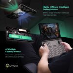 The GPD Win Max 2 (2024) features a high-efficiency cooling system to maintain optimal performance, paired with a 67Wh high-capacity battery for extended use.