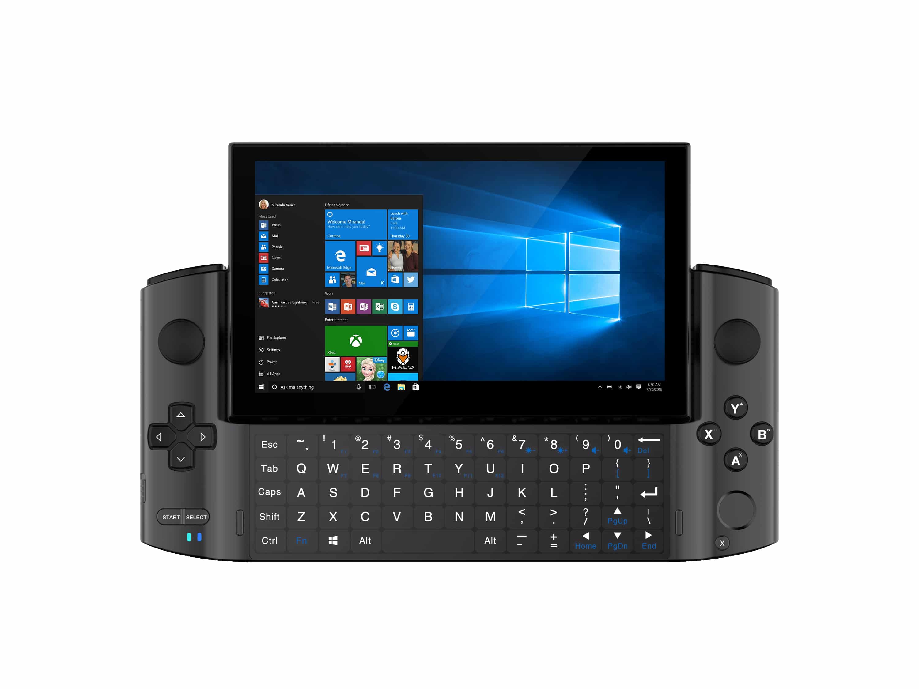 ノートPC Gpd win 3 スライド式カバーのWin 10ポータブルゲーミングPC「GPD WIN 3