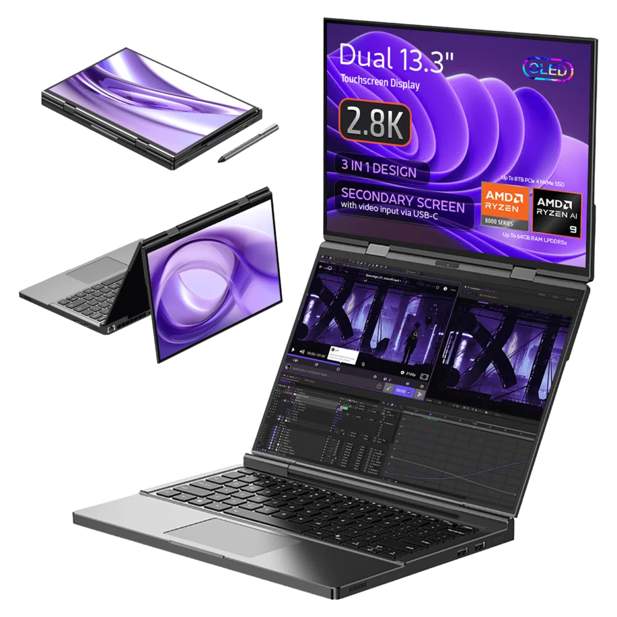 Мини лаптоп GPD DUO