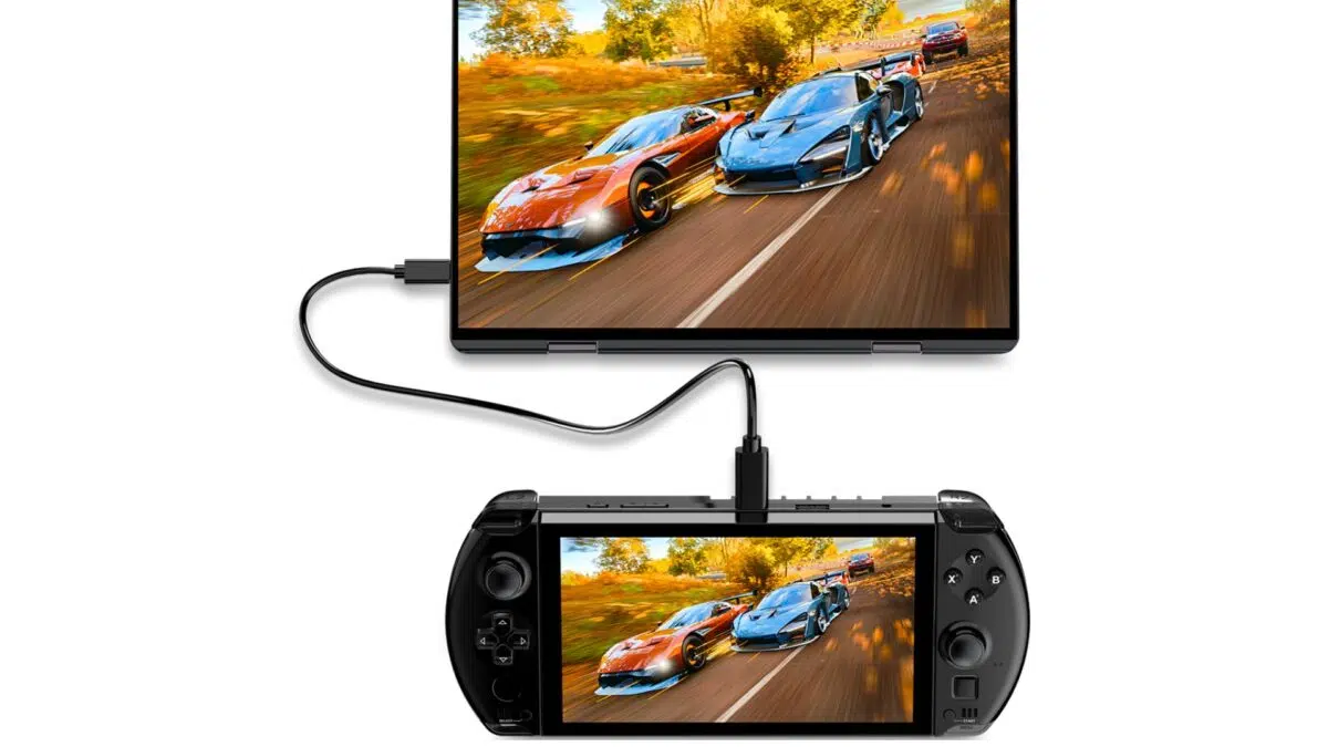 Vstup videa GPD Duo z externích zařízení