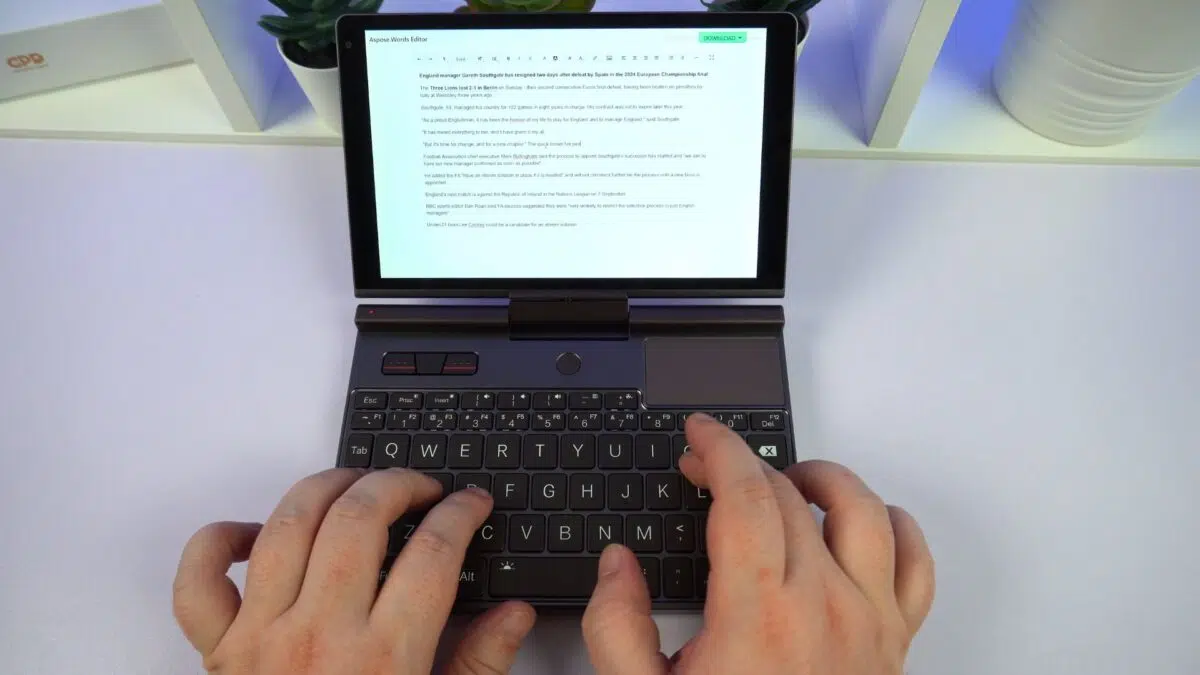 GPD Pocket 3 מעולה לעבודה משרדית