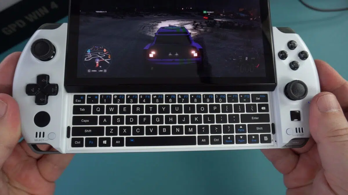 GPD WIN 4 2024 Näppäimistönäkymä