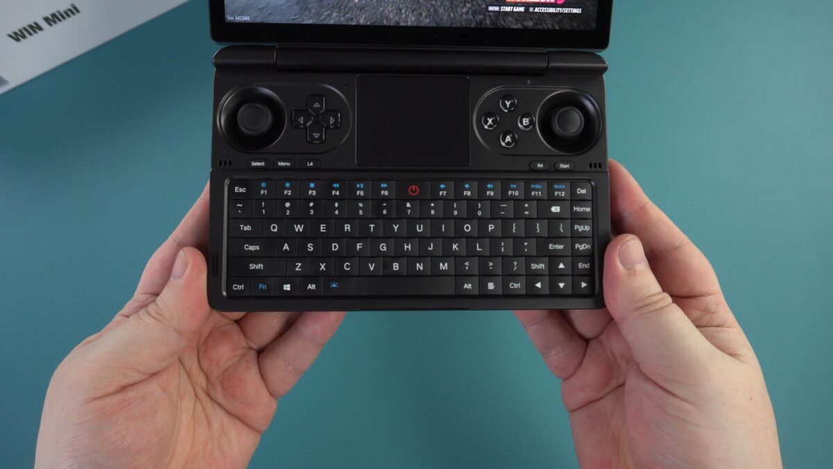 GPD WIN Mini 2024 Keyboard view