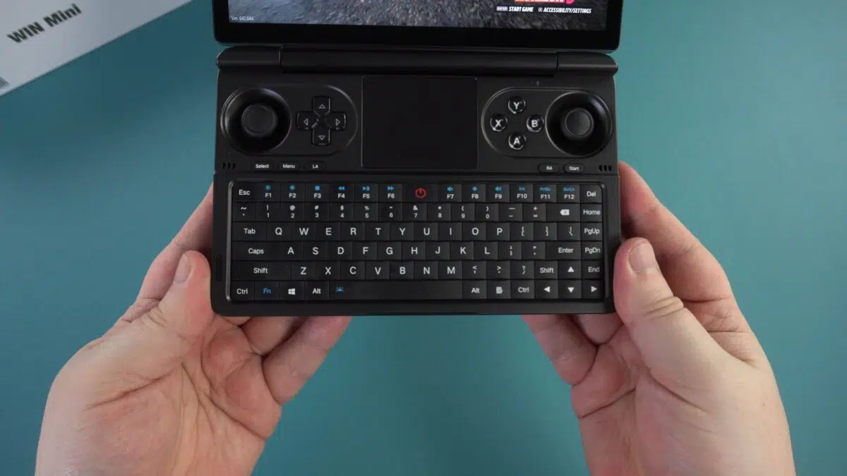 GPD WIN Mini 2024 Näppäimistön näkymä