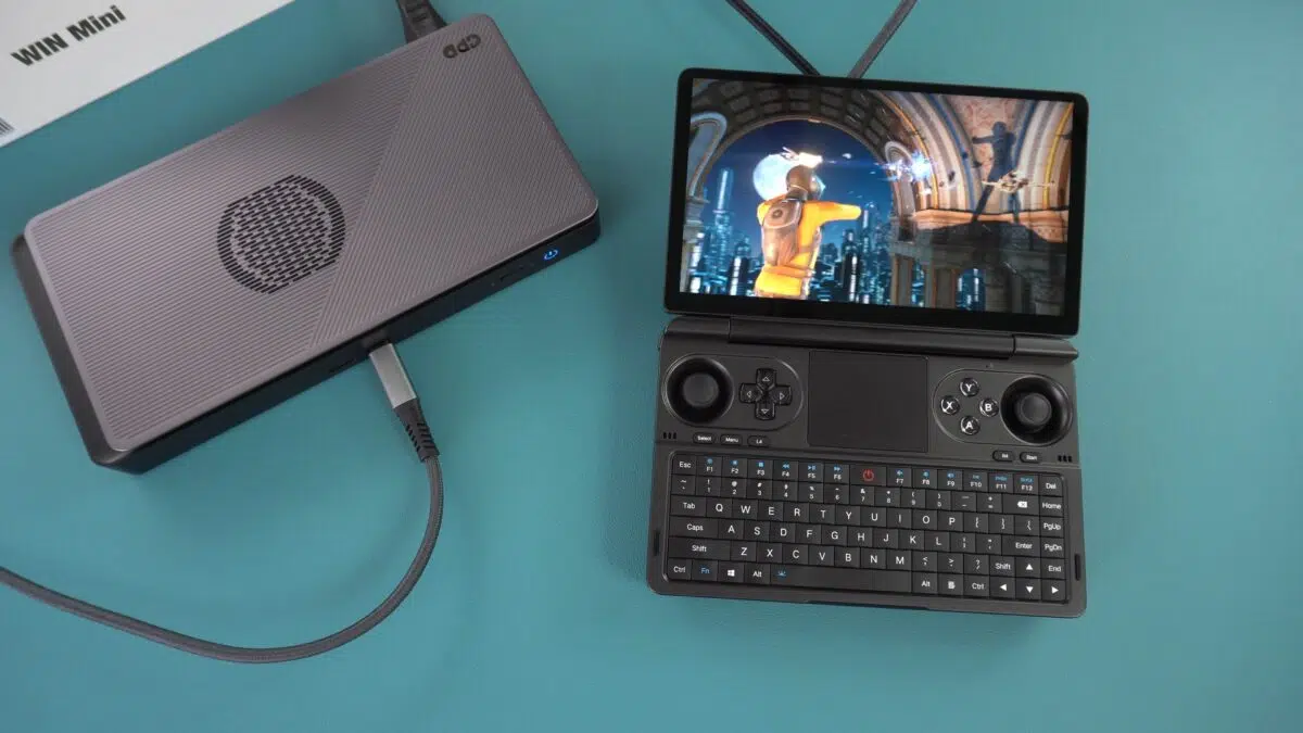 GPD WIN Mini 2024 ja GPD G1 eGPU -telakointiasema (GPD G1 eGPU)