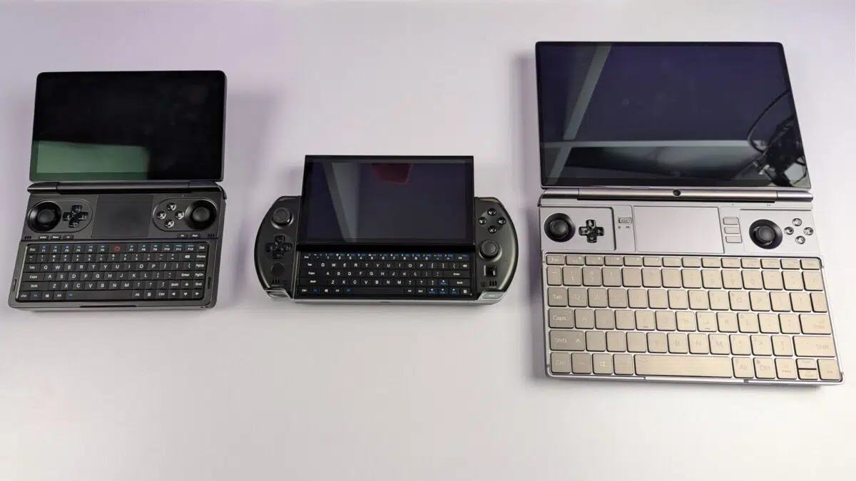 GPD WIN Mini 2024, GPD Win 4 2024 ja GPD MAX 2 2024.