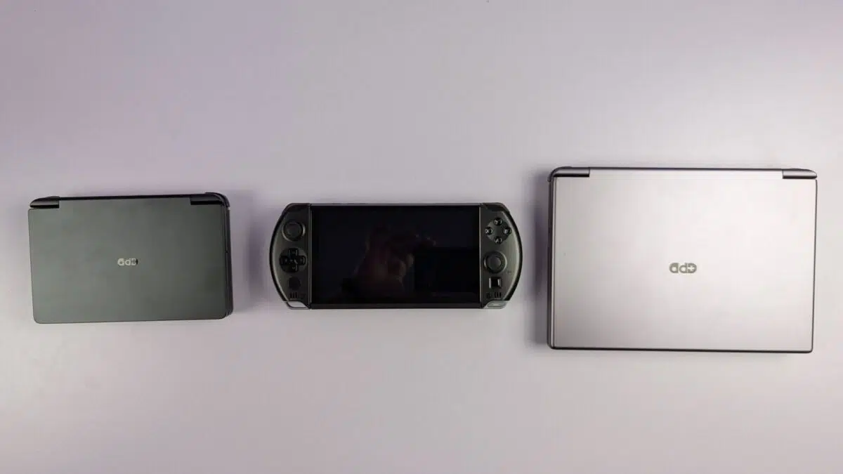 GPD WIN Mini 2024, GPD Win 4 2024 ja GPD MAX 2 2024 pelikäyttöön tarkoitetut kämmentietokoneet.