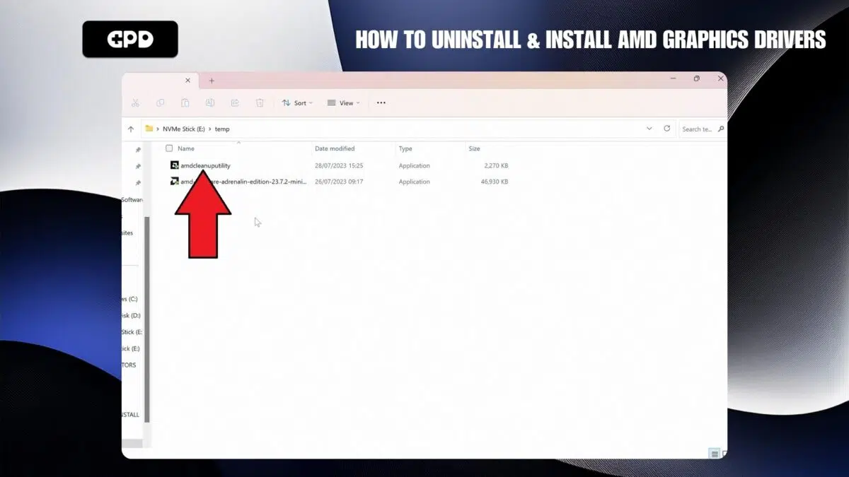 Apri il software Utility Cleanup