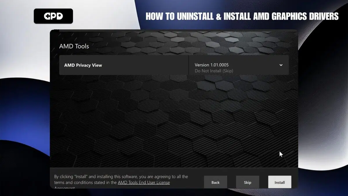 Puoi installare facoltativamente Privacy View