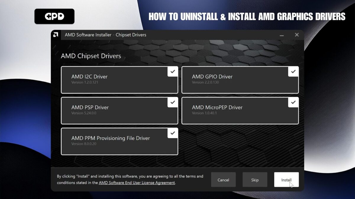 Install all the latest Chipset Drivers