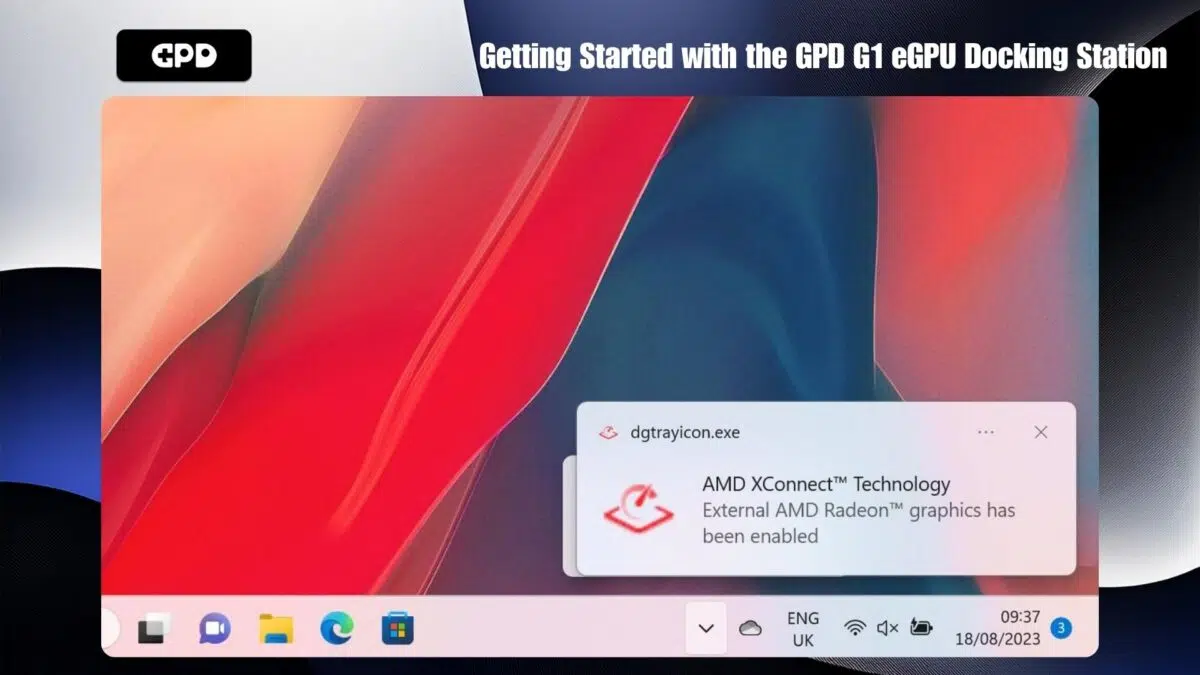 AMD XConnect engedélyezve