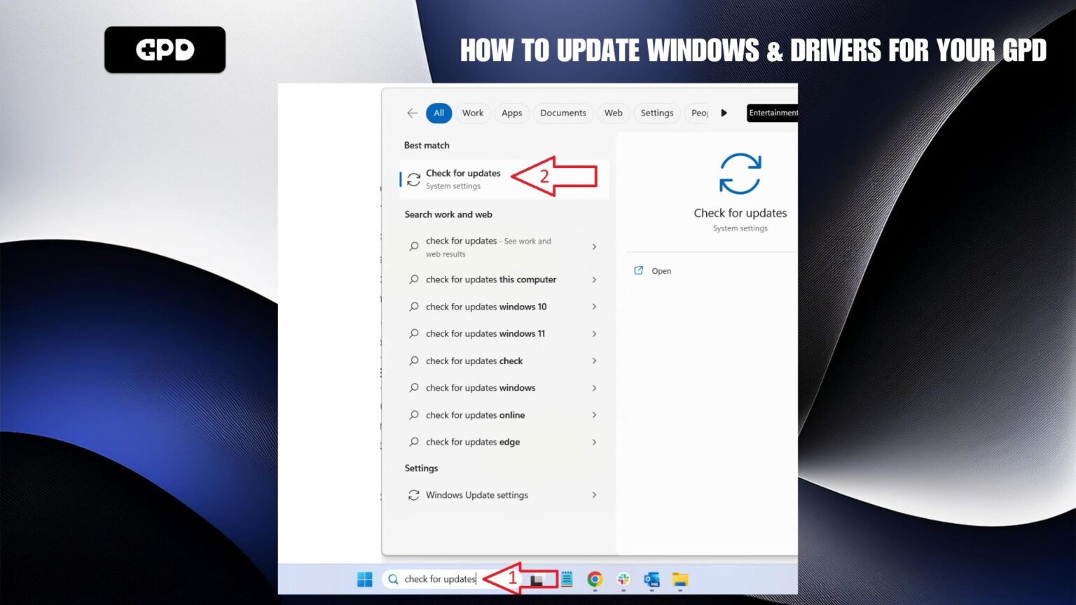How to Update Windows and Drivers for your GPD - GPD | PC Gaming ...