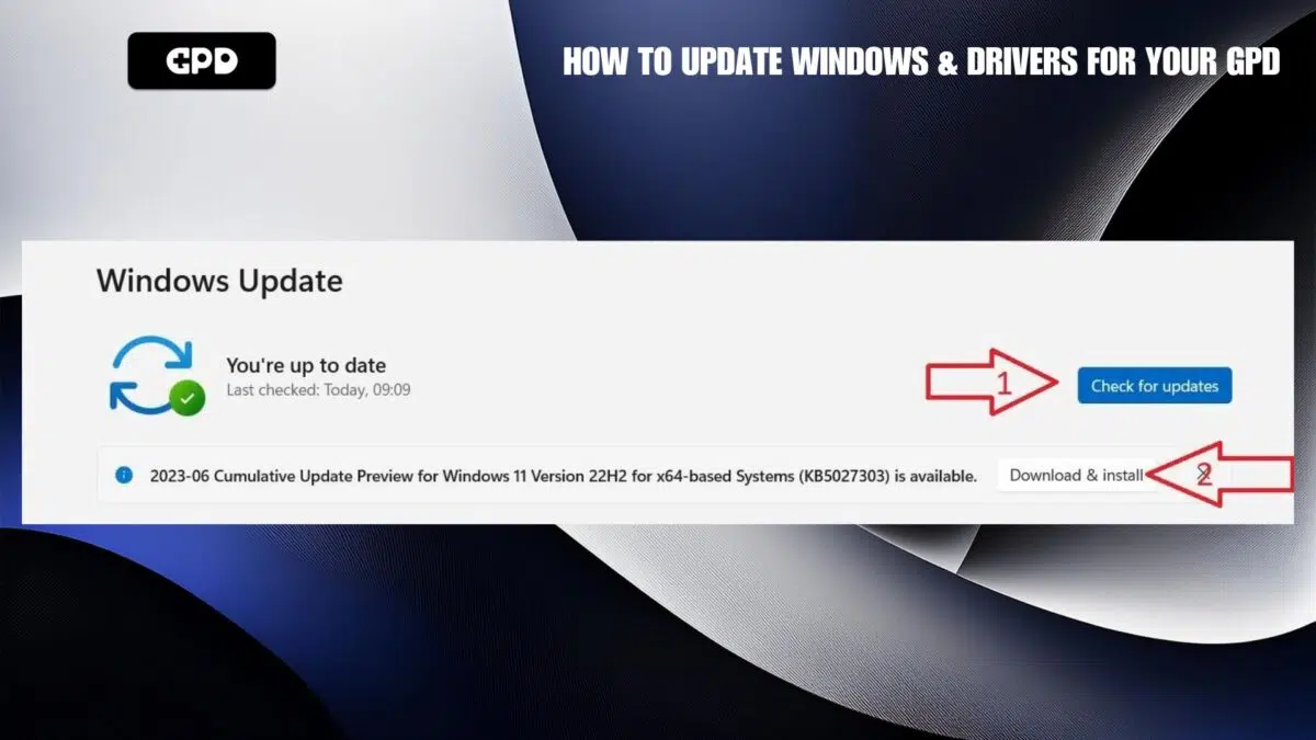 Updates downloaden en installeren