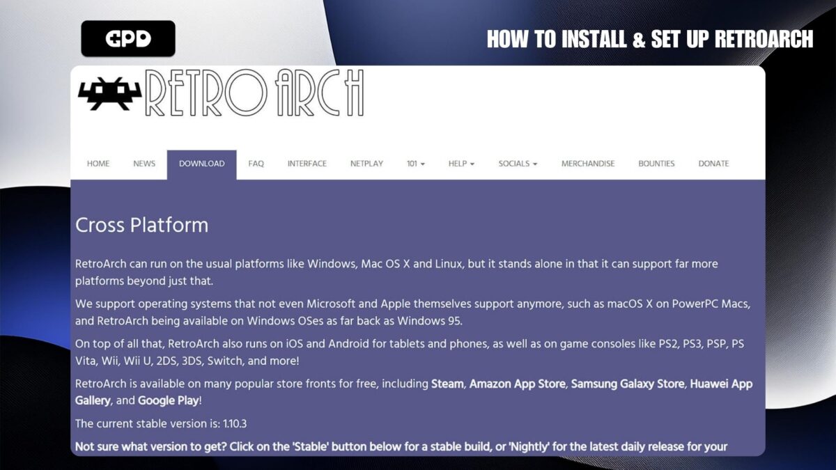 RetroArch for Windows download