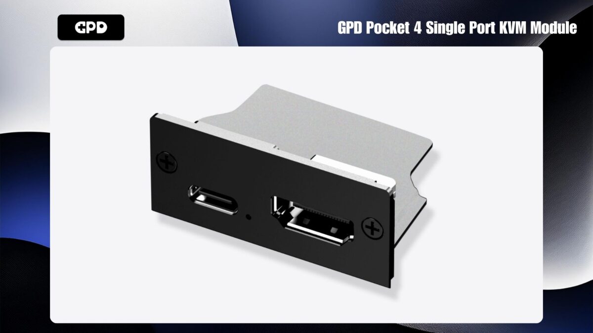 GPD Pocket 4 Single Port KVM Module