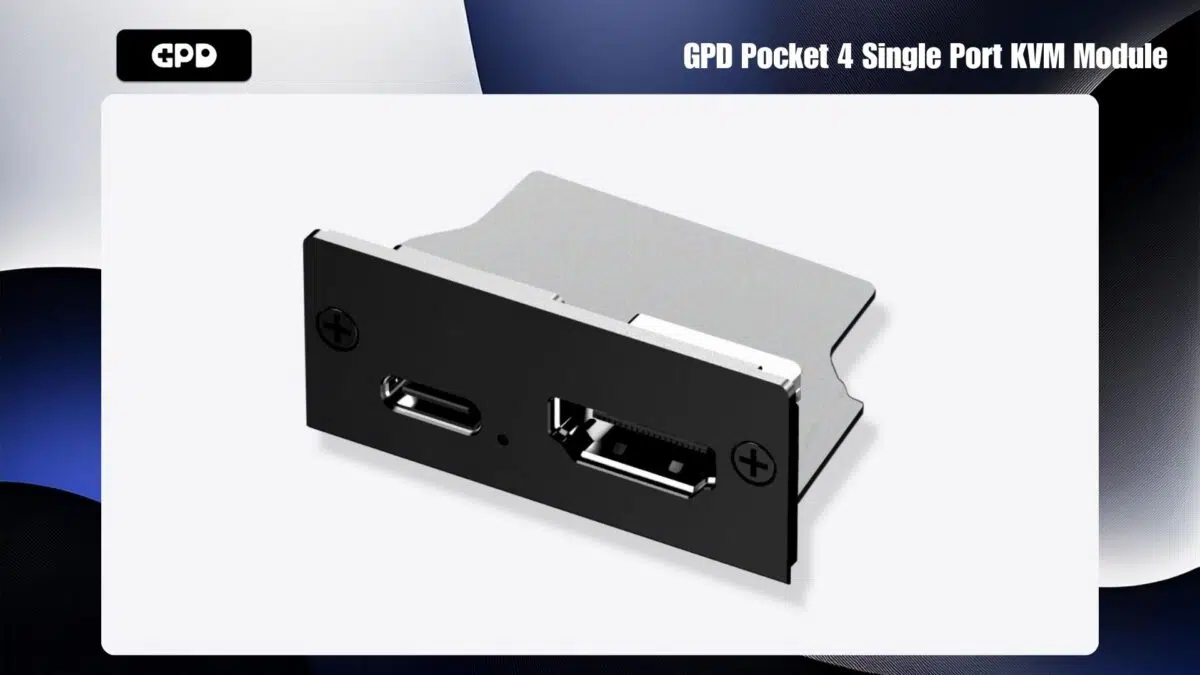 GPD Pocket Módulo KVM de 4 puertos individuales