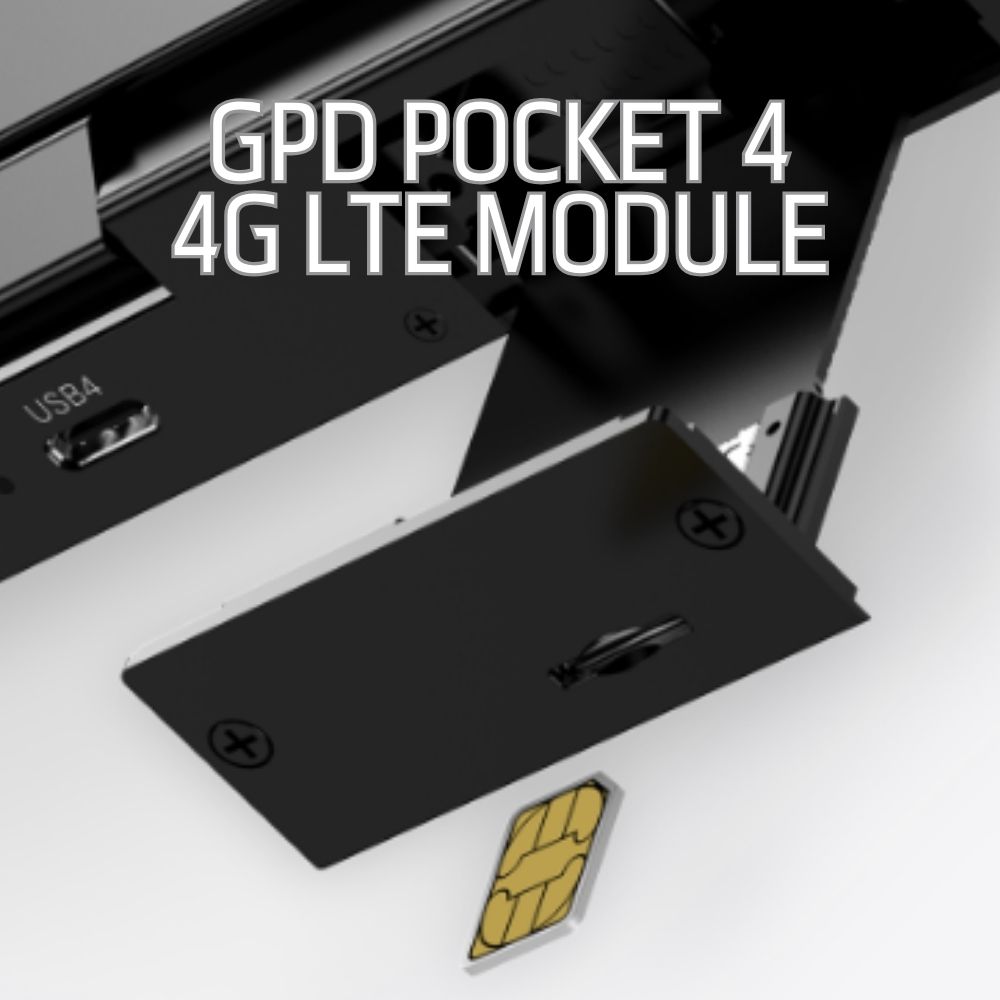 GPD Pocket 4 4G LTE-modul och nätverksflexibilitet