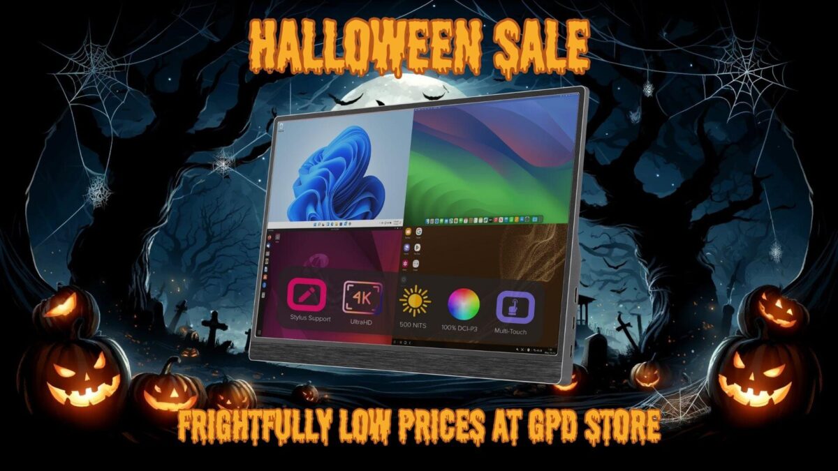 GPD Store Halloween Sale on DroiX PM14