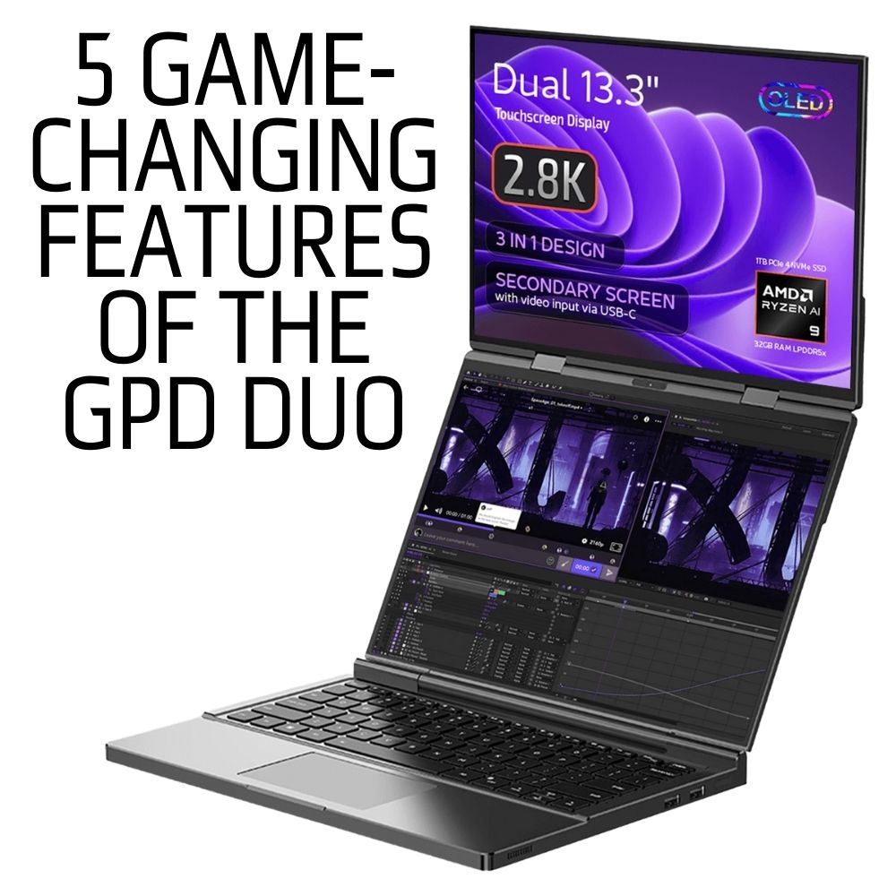 5 ميزات تغير قواعد اللعبة GPD DUO