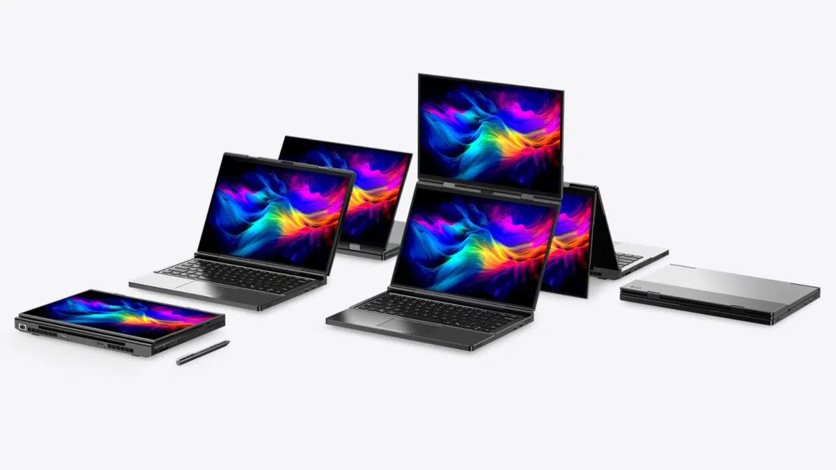 GPD DUO laptop layar ganda
