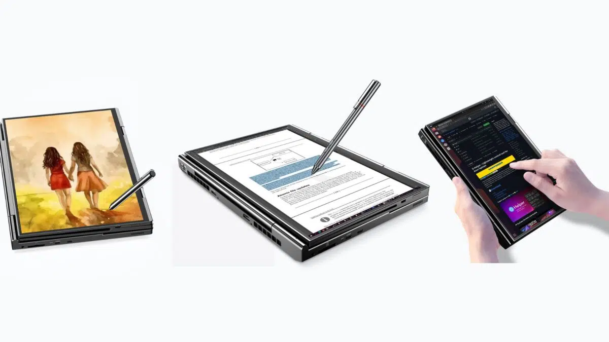GPD Duo dalam mode tablet