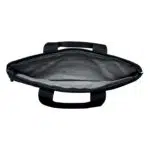 A top-down view of the GPD Duo case with an empty interior. The soft lining and ample space inside are visible, highlighting the case’s protective features.
