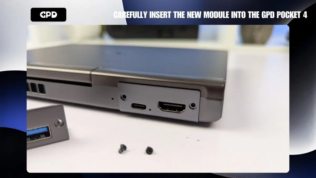 Cómo cambiar la GPD Pocket 4 Módulo 4
