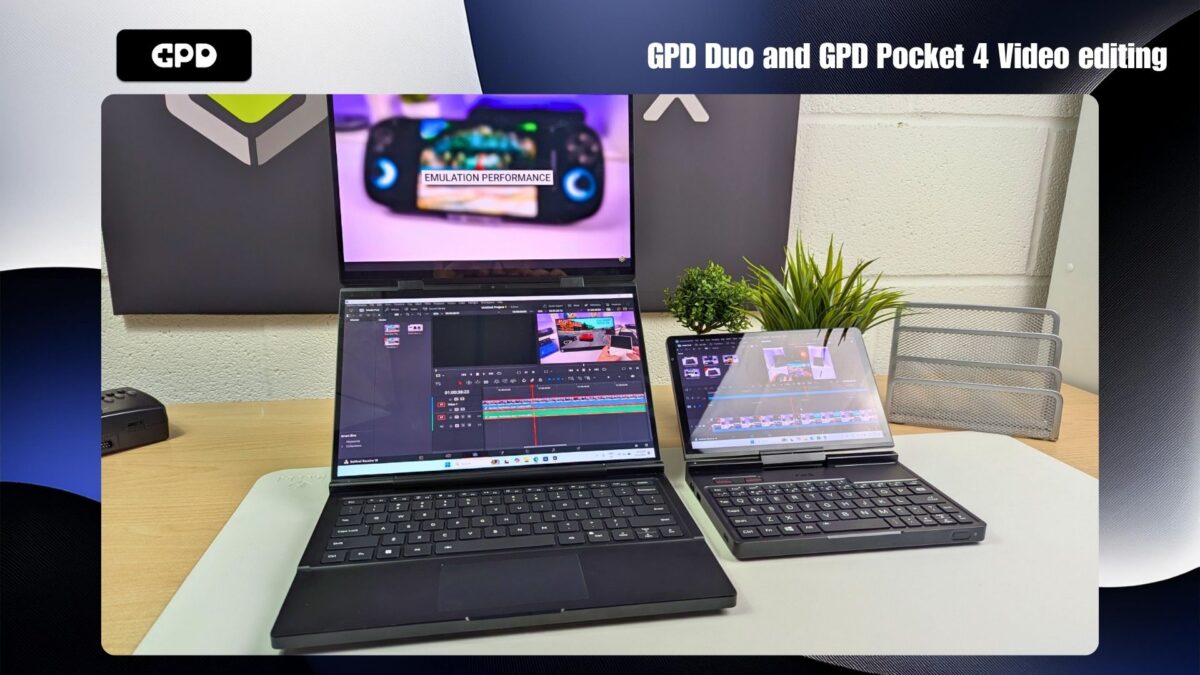 GPD Duo and GPD Pocket 4 Video editing