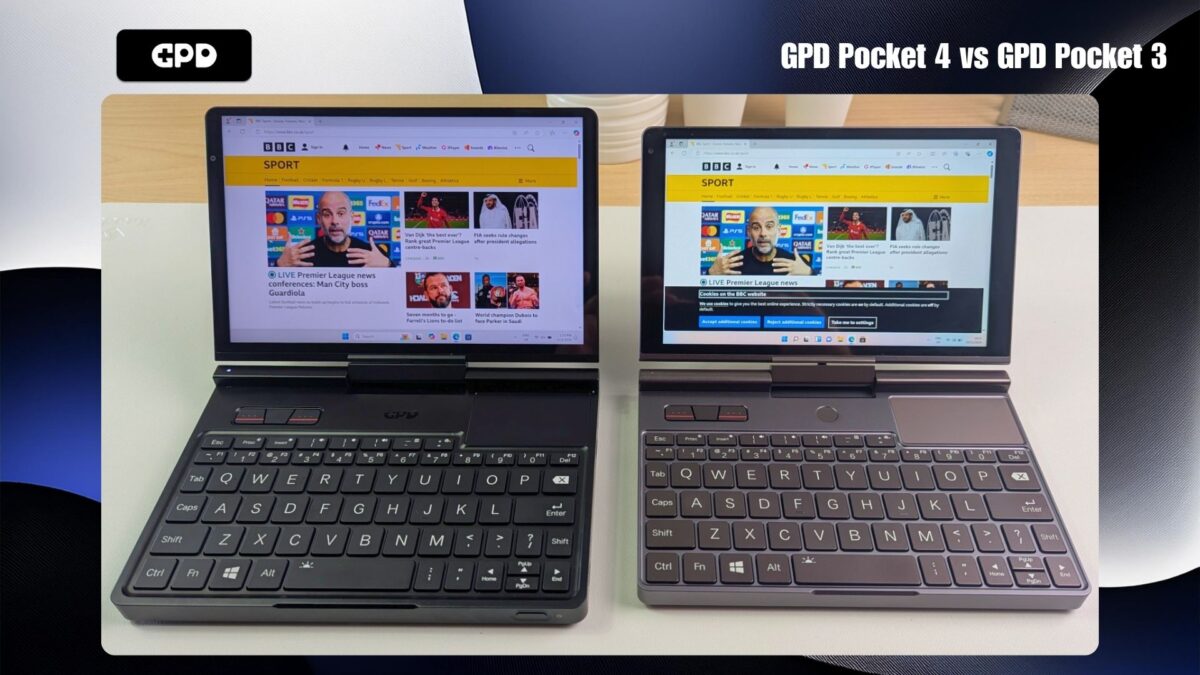 GPD Pocket 4 vs GPD Pocket 3