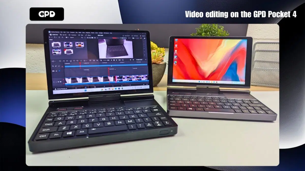 Editare video pe GPD Pocket 4