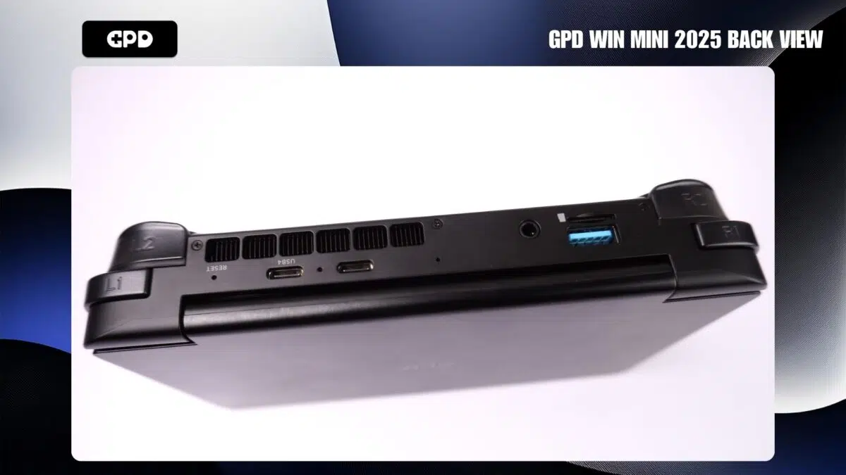 GPD WIN Widok MINI 2025 z tyłu