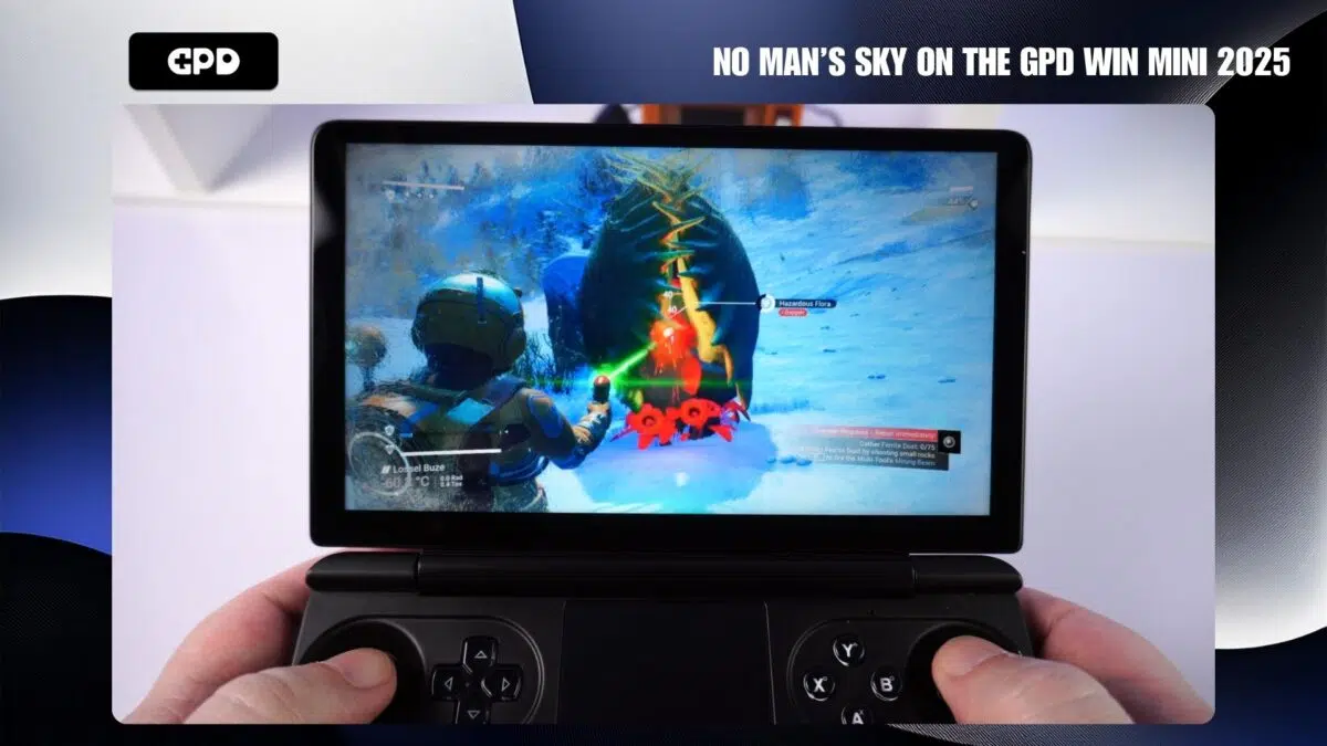 No Mans Sky na GPD WIN MINI 2025