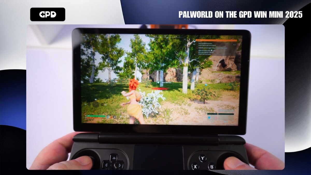 Palworld on the GPD WIN MINI 2025