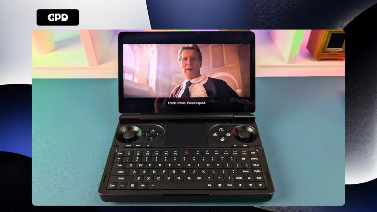 Watch movies and shows while on the go with the GPD WIN Mini 2025