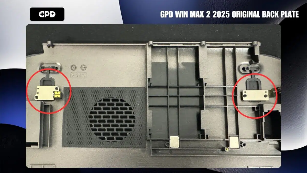 GPD WIN MAX 2 2025 Alkuperäinen taustalevy