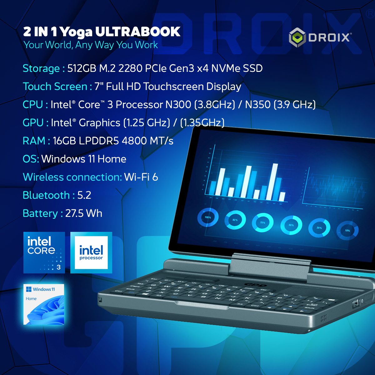 GPD MicroPC 2 UMPC • GPD | PC Gaming Handhelds & Mini Laptops