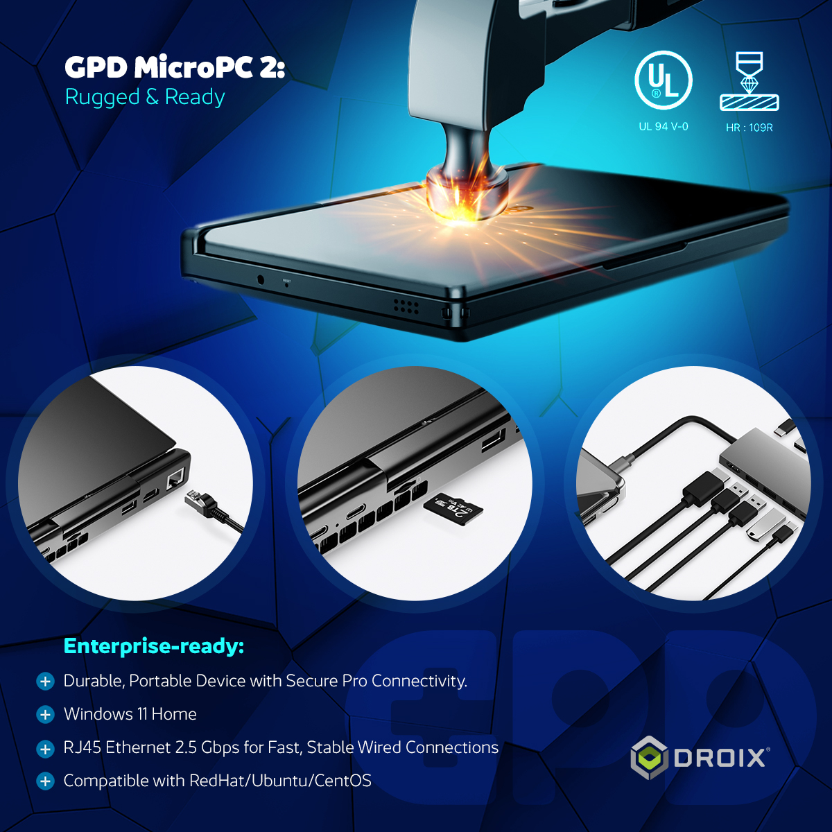 GPD MicroPC 2 UMPC - GPD | PC Gaming Handhelds & Mini Laptops