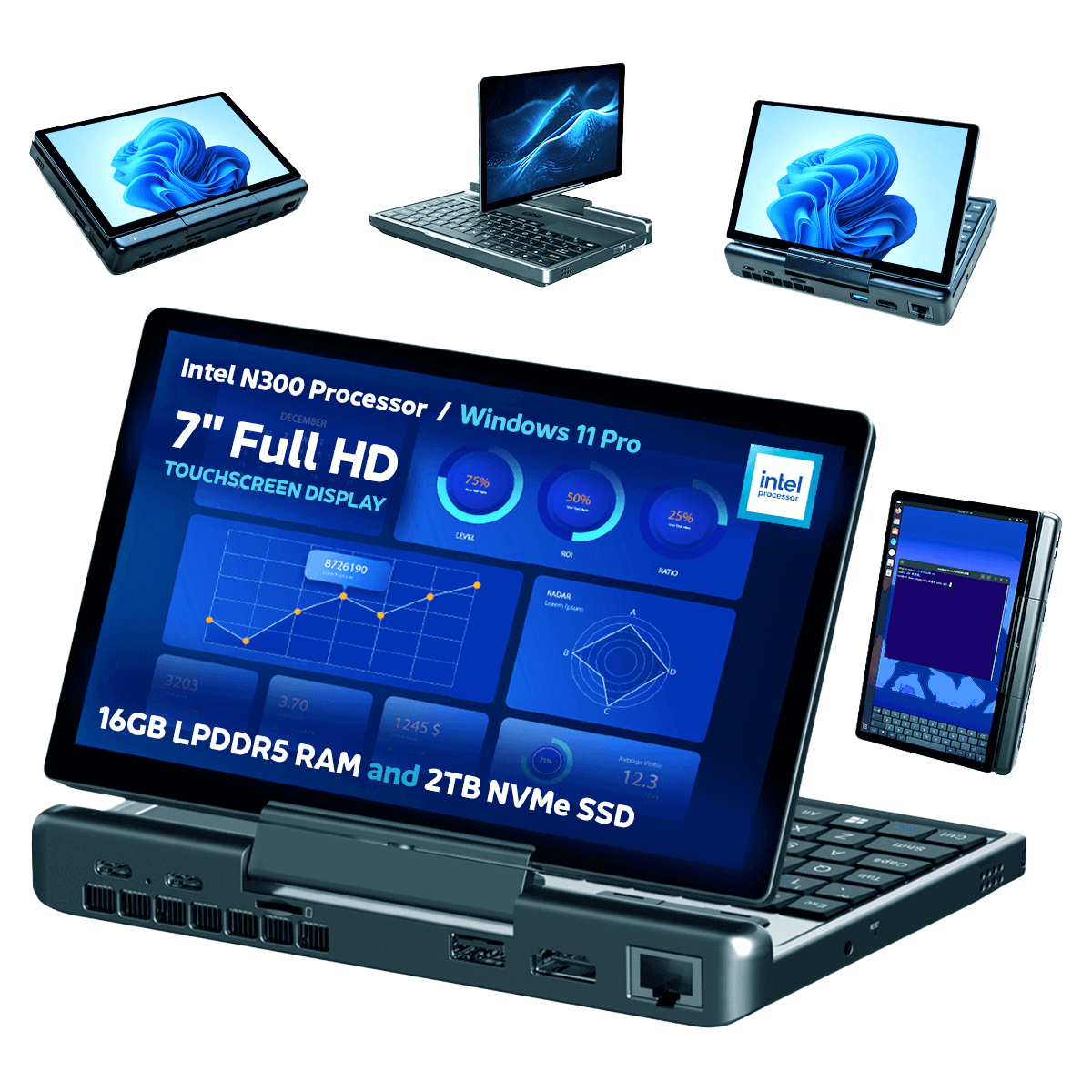 GPD MicroPC　Windows11 GPD MicroPC 2 - GPD | PC Gaming Handhelds & Mini Laptops