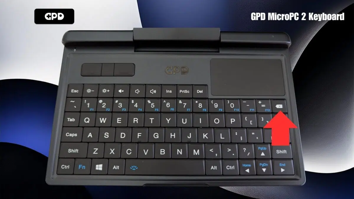 GPD MicroPC 2 klaviatūra