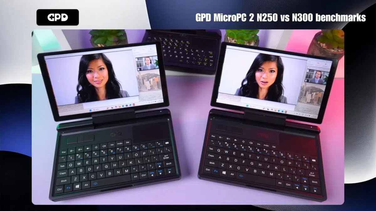 GPD MicroPC 2 N250 vs N300 benchmarks