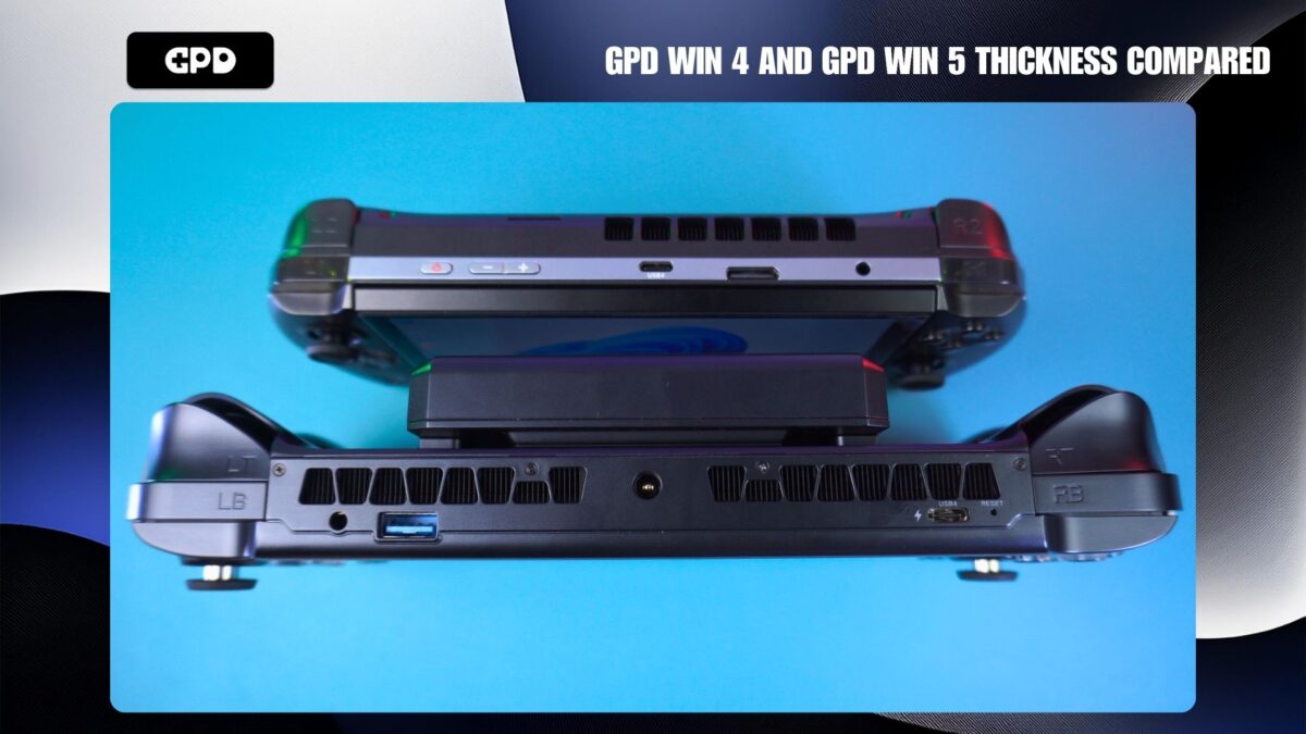 GPD WIN 4 vs GPD WIN 5 thickness