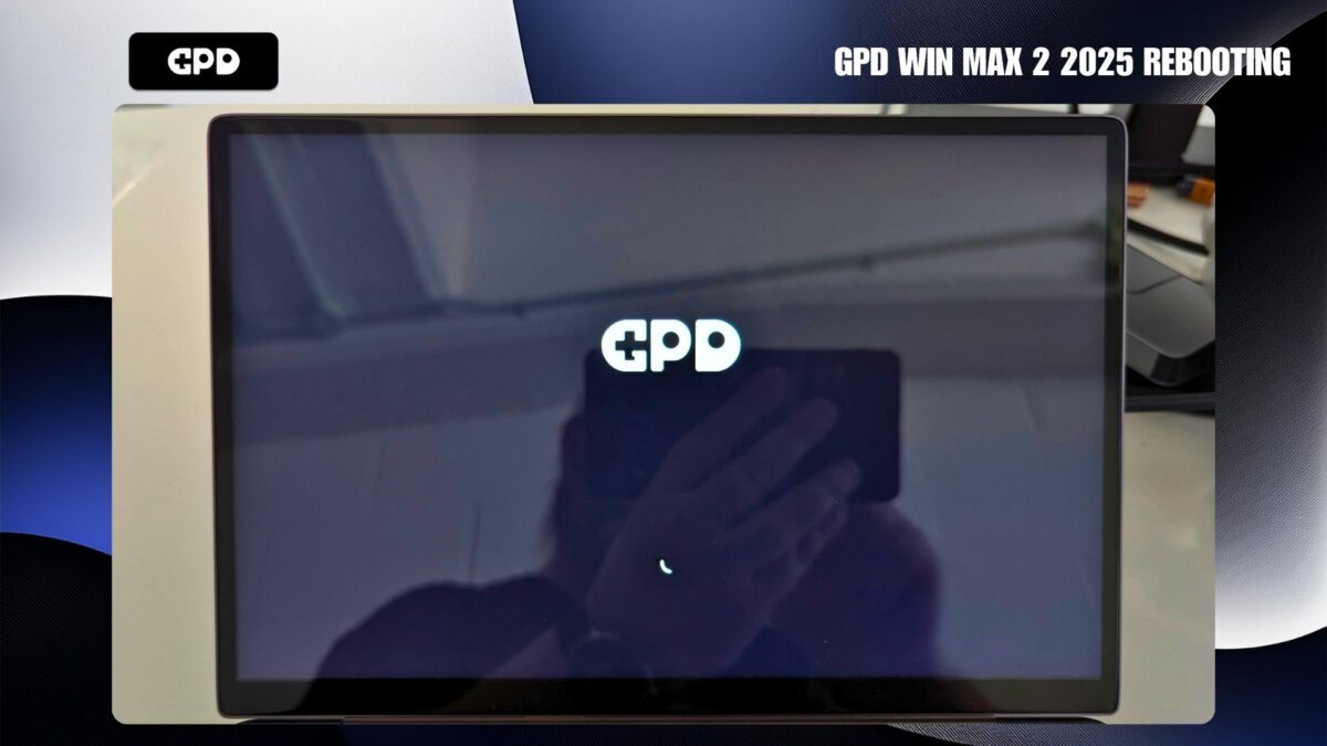 GPD WIN MAX 2 2025 rebooting
